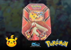 2015 Pokemon TCG Blaziken EX Hoenn Power Tin Factory Sealed RY1 - Image 1