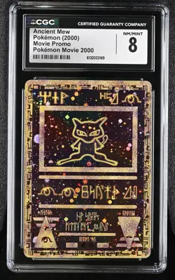 CGC 8 NM/MINT Ancient Mew Movie Promo Pokemon Movie 2000 Pokemon Card - Image 1