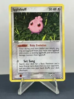 Igglybuff Uncommon Hidden Legends Pokemon Card Reverse Holo 37/101 Near Mint - Image 1
