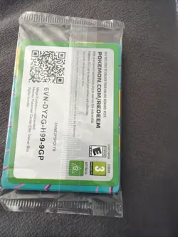 N’s Zekrom Pokemon Center Stamped Promo Card Sealed Pack - Image 2