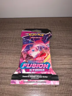 1X Fusion Strike Booster Pack Pokemon SWSH08 Factory Sealed English 820650809163 - Image 1