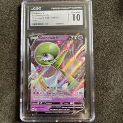 2020 Pokemon Champion's Path Gardevoir V #016/073 CGC GEM MINT 10 - Image 1
