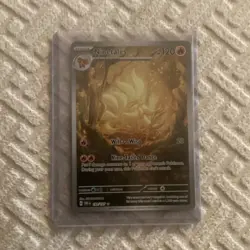 Pokemon Ninetales Illustration Rare SV03 Obsidian Flames 199/197 120 HP English - Image 1