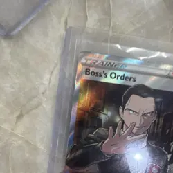 Boss's Orders (Giovanni) Full Art Ultra Rare Holo 189/192 Rebel Clash - Image 3