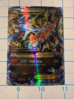 Custom M Charizard Ex Fun Fan Art (Custom Made Card) Pokemon Card - Image 1