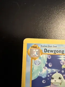 Pokemon 1st Ed. Base Uncommon Shadowless Dewgong 25/102 - Near Mint (NM) - Image 3