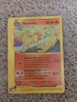 Pokemon TCG Ninetales 25/147 Rare Non-Holo Aquapolis MP/LP - Image 1