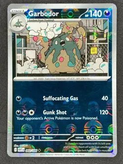 Pokemon Garbodor Poke Ball Reverse 060/086 WHT White Flare NM - Image 1
