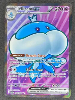 Pokemon Jellicent ex Full Art 160/086 WHT White Flare NM - Image 1