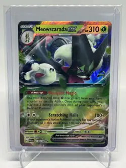 Pokemon TCG Paldea Evolved Stage 2 Meowscarada EX PAL 015/193 - Image 1