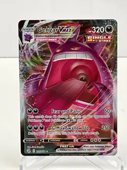 Gengar VMAX 157/264 Fusion Strike Pokemon TCG Full Art Ultra Rare Holo Near Mint - Image 1