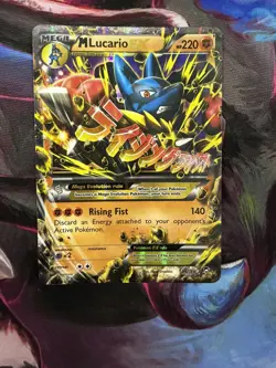 M Lucario EX 55/111 XY - Furious Fists Holo Pokemon TCG - Image 1