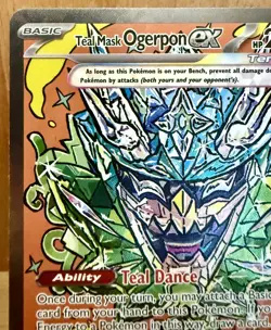 Teal Mask Ogerpon ex 145/131 SV: Prismatic Evolutions SIR Holo Pokemon TCG - Image 2