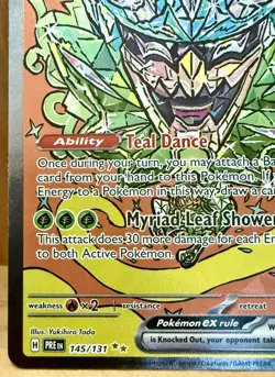 Teal Mask Ogerpon ex 145/131 SV: Prismatic Evolutions SIR Holo Pokemon TCG - Image 3