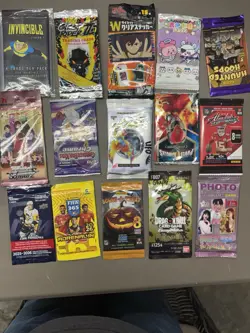 85x Sealed Trading Card Packs Lot – Pokemon, One Piece, Anime, Sports, Mixed TCG - Image 2