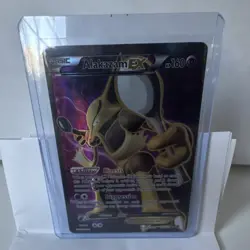 Pokemon TCG Alakazam EX Full Art Ultra Rare Holo Fates Collide 117/124 - Image 1