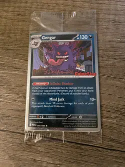 Pokemon TCG Gengar GameStop Promo Sealed - Image 1