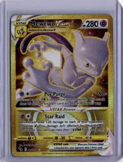 2022 Pokemon Pokemon GO Mewtwo VSTAR (86) (Secret) #086/078 - Image 1