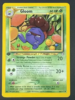 Pokemon - Gloom #036/111 - Neo Genesis 1st Edition - Image 1