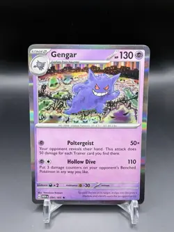 Gengar - 094/165 MEW Rare Pokemon SV: Scarlet & Violet 151 NM - Image 1