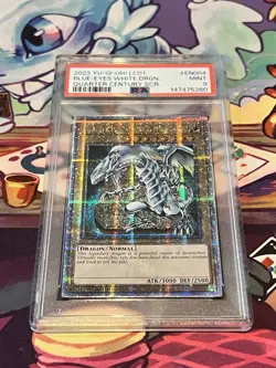 Yu-Gi-Oh! TCG Blue-Eyes White Dragon (Quarter Century Secret Rare) - PSA- 9 NM - Image 2