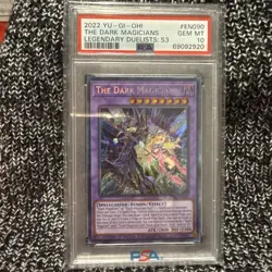 Yugioh PSA 10 GEM The Dark Magicians LDS3-EN090 Secret Rare Limited 2022 S#4348 - Image 1