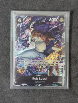 One Piece EB04-048 Rob Lucci Alt Art SR Adventure On Kami's Island English - Image 1