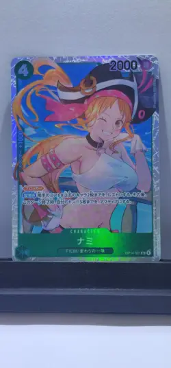 ONE PIECE Nami OP14-031 SR The Azure Sea's Seven Japanese - Image 1