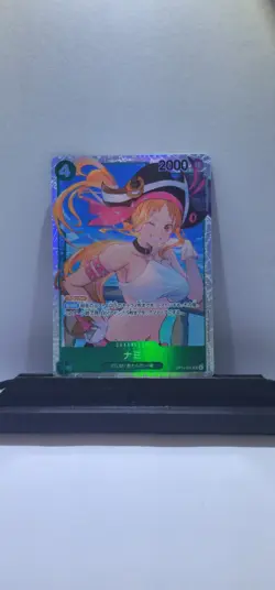 ONE PIECE Nami OP14-031 SR The Azure Sea's Seven Japanese - Image 2
