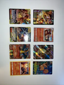 Lot Of 8 Mixed Pokemon Cards. Charizard Cards Included - Image 3