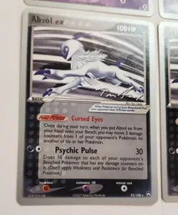 Pokemon Banette EX 85/92 Absol EX 92/108 World Championships 2007 Lot Of 4 Cards - Image 4