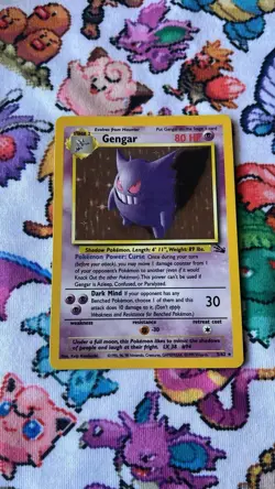 Gengar 5/62 Fossil Holo Rare Pokemon Card Great Condition Easy Grade - Image 1
