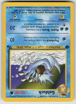 Pokemon Card Golduck Uncommon Fossil 35/62 - Image 1