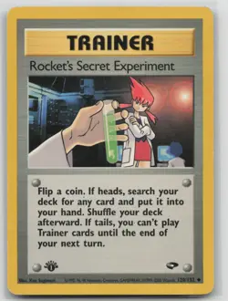 Pokemon Card - Rocket's Secret Experiment Gym Challenge 120/132 1st Edition - Image 1
