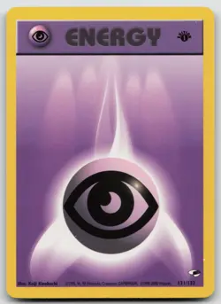1st Edition Psychic Energy 131/132 Gym Heroes Common Pokemon TCG Card - Image 1