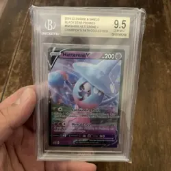 Hatterene V HOLO BLACK STAR PROMO - Pokemon TCG Card Graded 9.5 Beckett Grading - Image 2