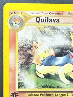 Pokemon Card - Quilava Neo Genesis 47/111 Uncommon 1st Edition - Image 2