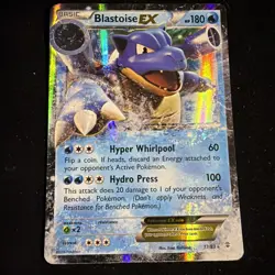 Pokemon TCG Blastoise EX Holo Rare Card Generations 17/83 NM - Image 1