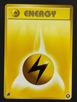 Pokemon Card Lightning Electric Energy #9 Totodile Half Deck Neo Intro Pack - Image 1