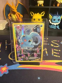 Pokemon TCG Manaphy XY113 Black Star Promo Holo Card Near Mint Condition - Image 1