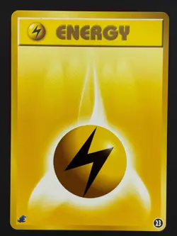 Pokemon Card Lightning Electric Energy #23 Totodile Half Deck Neo Intro Pack - Image 1