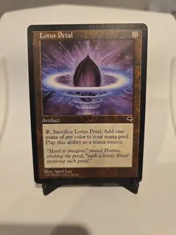 Lotus Petal Tempest Regular Card Set Magic the Gathering. Heavily Played Cond - Image 1