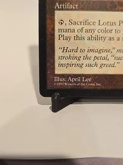 Lotus Petal Tempest Regular Card Set Magic the Gathering. Heavily Played Cond - Image 2