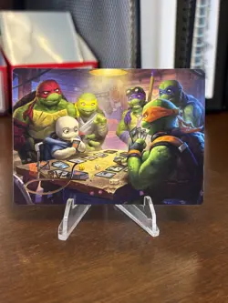 Magic The Gathering TMNT Art - Lessons from Life Stamped Card 14/54 Sidharta - Image 1