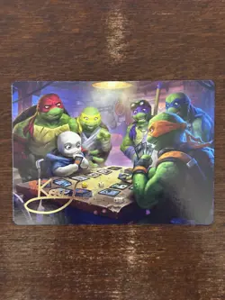 Magic The Gathering TMNT Art - Lessons from Life Stamped Card 14/54 Sidharta - Image 2
