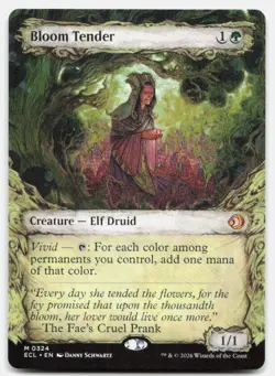 Bloom Tender (0324) (Showcase) 324 Lorwyn Eclipsed Magic: The Gathering NM - Image 1