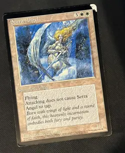 Serra Angel (w/ Guay art) - 90s Oversized MTG Magic Promo - Image 1