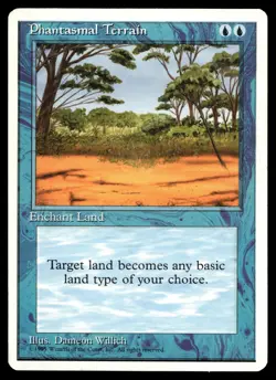PHANTASMAL TERRAIN COMMON FOURTH EDITION MAGIC: THE GATHERING - Image 1