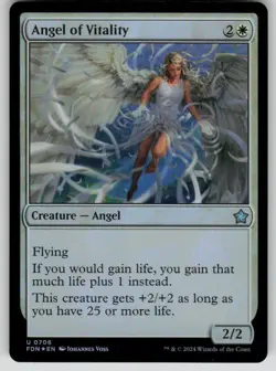 Angel of Vitality Foil U Foundations 706 NM - Image 1