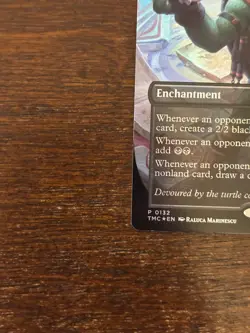 Waste Not 0132 Borderless Foil Promo Commander: TMNT Near Mint - Image 3